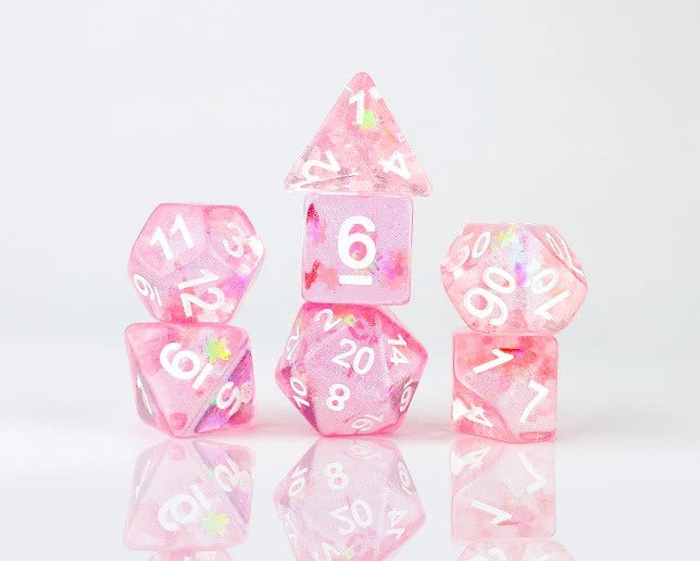 RPG Dice Set (7): Celestial - Autumn Dawn