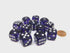 Chessex 16 mm Dice Set Purple White