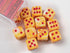 Dice Menagerie 10:12mm D6 Festive Sunburst/Red (36)