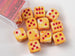 Dice Menagerie 10:12mm D6 Festive Sunburst/Red (36)