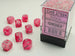 Dice Menagerie 9: Ghostly Glow12mm D6 Pink/Silver (36)