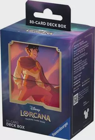 Disney Lorcana TCG: Shimmering Skies - Deck Box, Aladdin