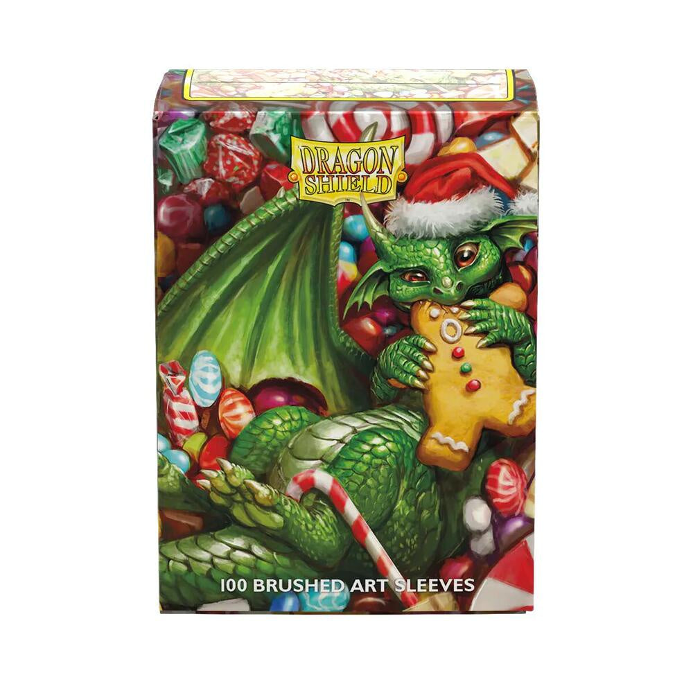 Dragon Shields: (100) Brushed Art - Christmas 2024 (DISPLAY 10)
