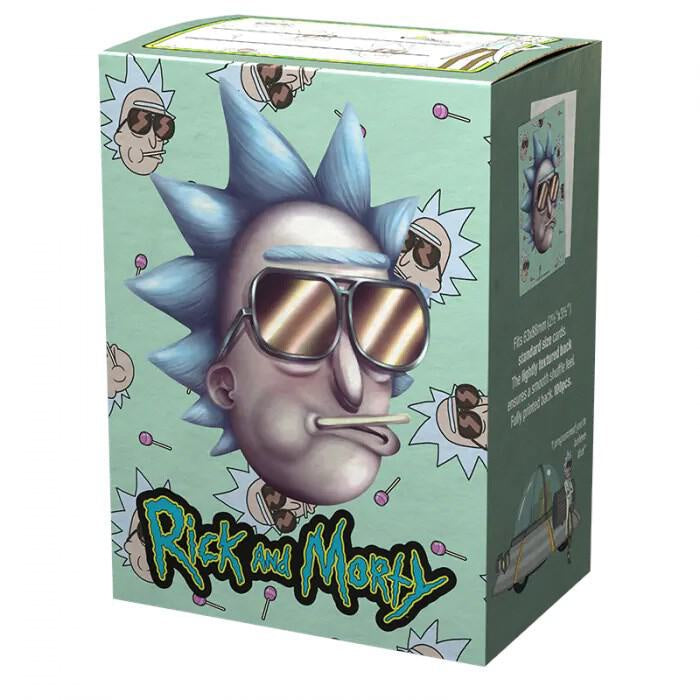 Dragon Shields: (100) Brushed Art - Rick & Morty - Cool Rick (DISPLAY 10)