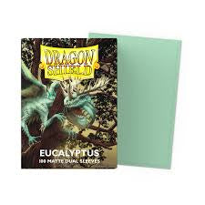 Dragon Shields: (100) Matte Dual - Eucalyptus (DISPLAY 10)