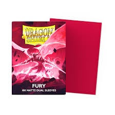 Dragon Shields: (100) Matte Dual - Fury (DISPLAY 10)