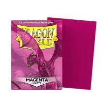 Dragon Shields: (100) Matte Magenta (DISPLAY 10)