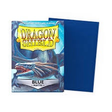 Dragon Shields: (100) Matte Blue (DISPLAY 10)