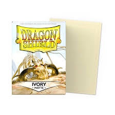 Dragon Shields: (100) Matte Ivory (DISPLAY 10)
