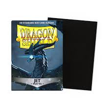 Dragon Shields: (100) Matte Jet (DISPLAY 10)