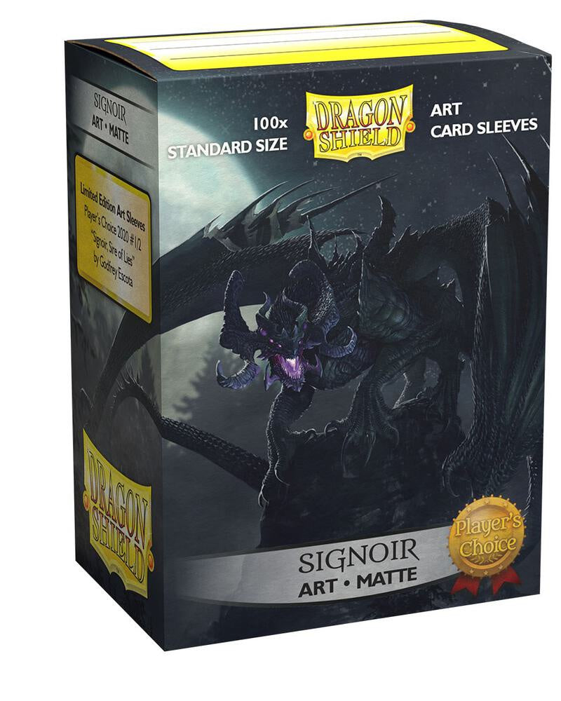Dragon Shields: (100) Brushed Art - Signoir (DISPLAY 10)