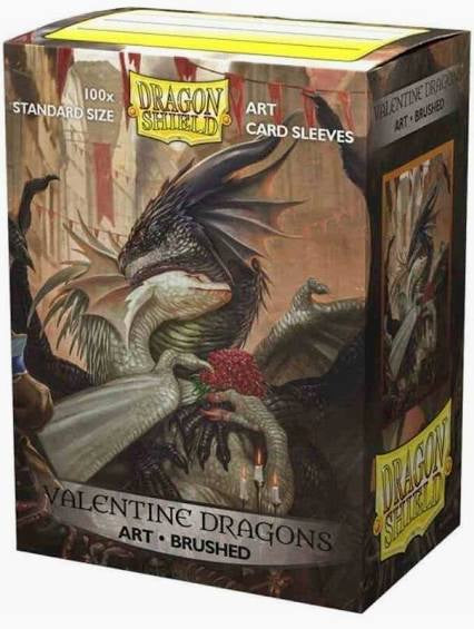 Dragon Shields: (100) Brushed Art - Valentine Dragons 2021 (DISPLAY 10)