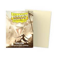 Dragon Shields: (100) Matte Dual - Valor (DISPLAY 10)