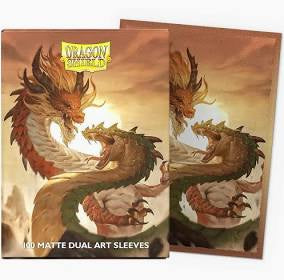 Dragon Shields: (100) Matte Dual Art - Chinese New Year - Wood Snake 2025 (DISPLAY 10)