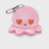 Plushie - Love Pink Octopus Keychain