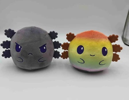 Plushie- Rainbow Prism Axolotl