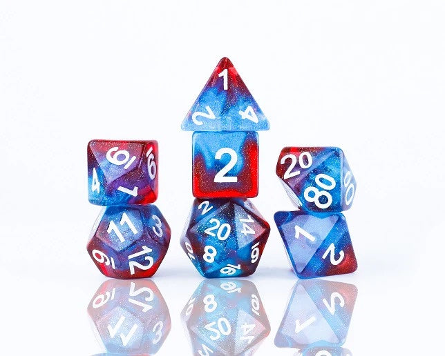 RPG Dice Set (7): Celestial - Starry Skies