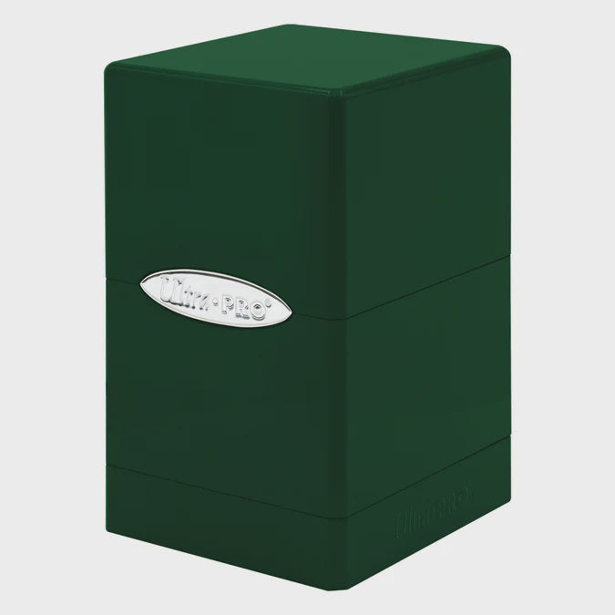 Satin Tower Deck Box: Hi-Gloss Emerald Green