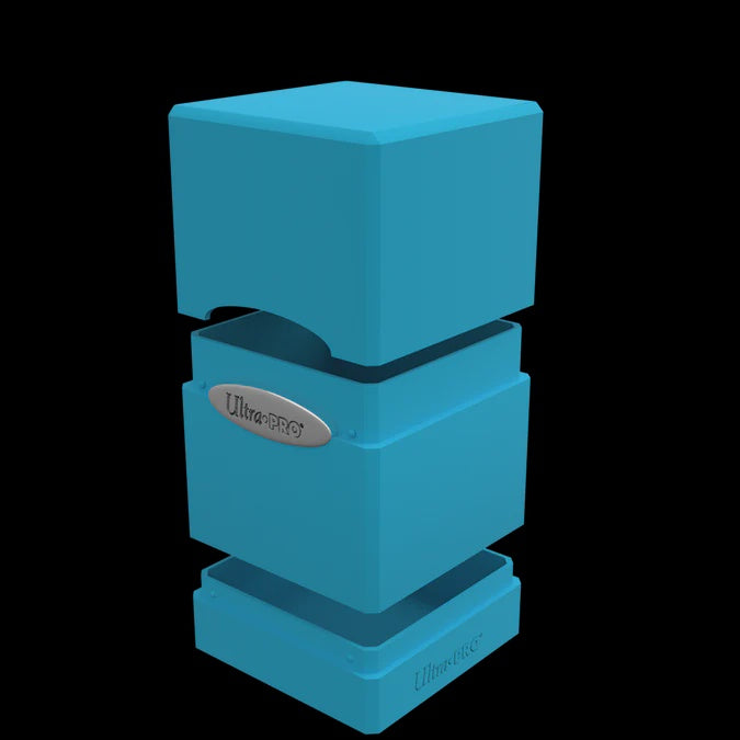 Satin Tower Deck Box: Light Blue