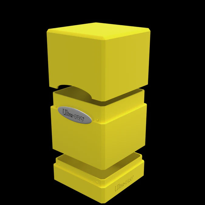 Satin Tower Deck Box: Yellow