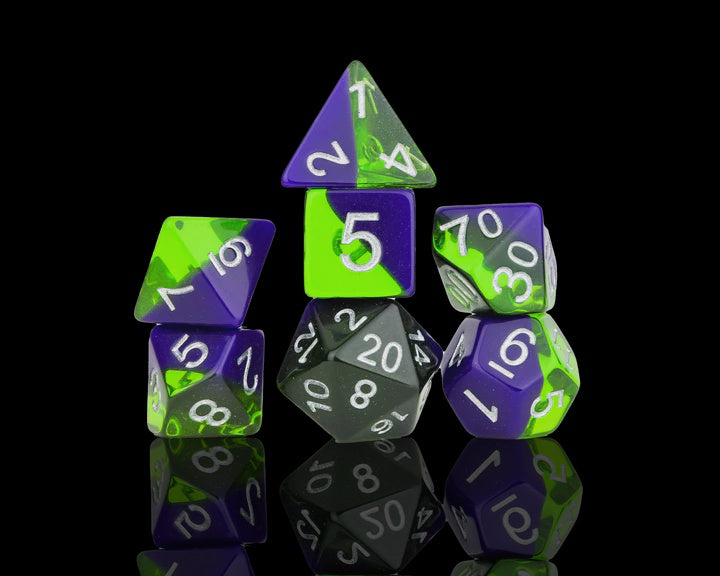 RPG Dice Set (7): Sea Glass