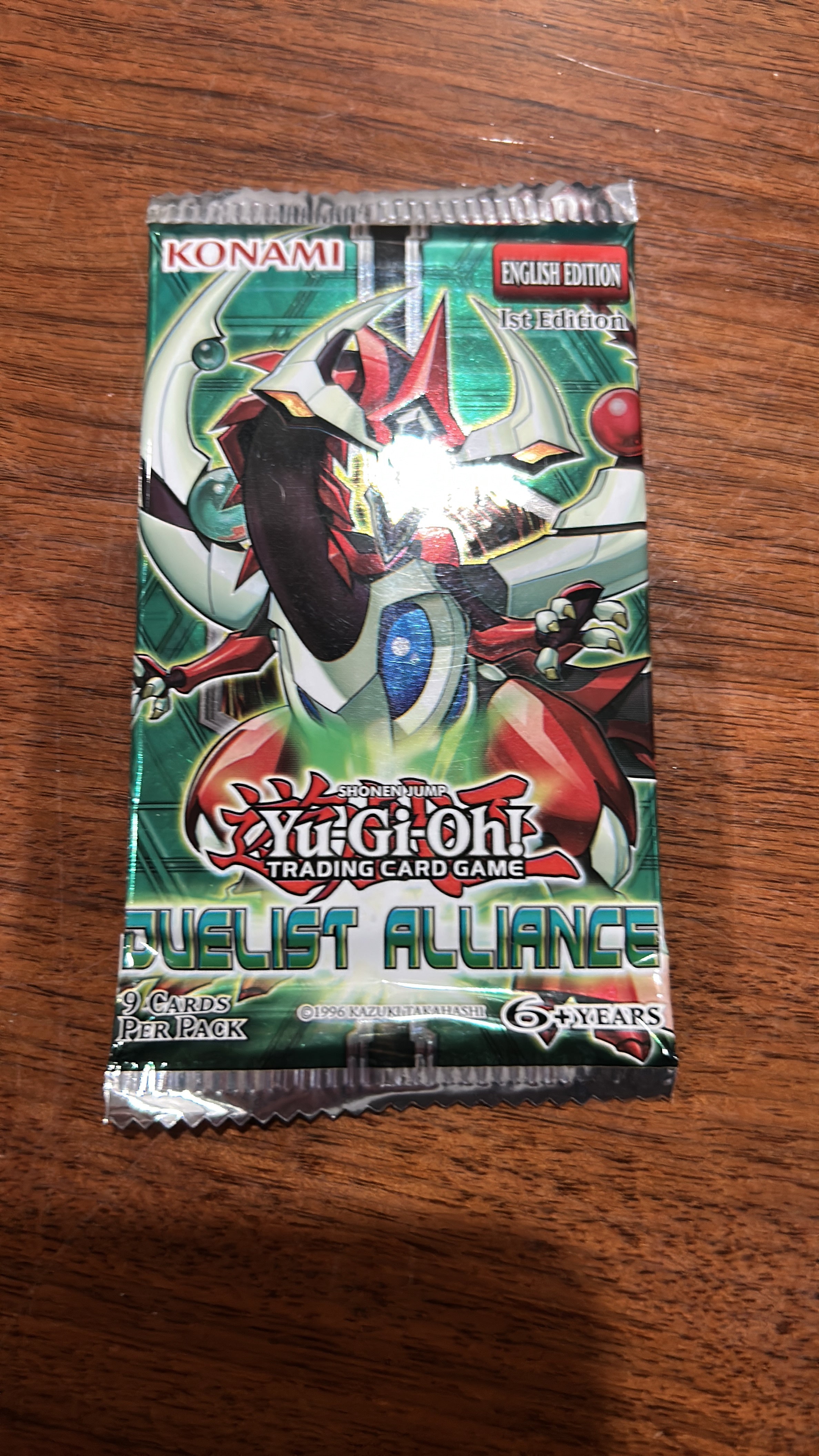 Duelist Alliance 1st edition booster pack