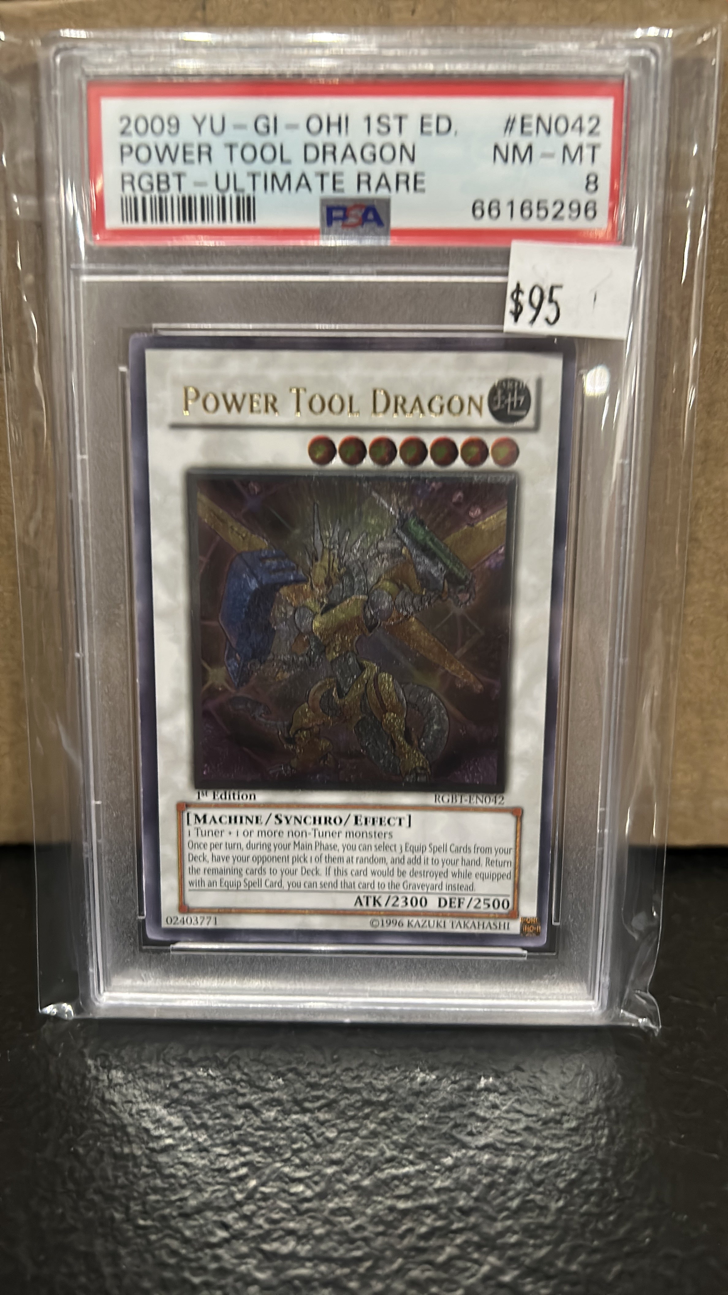 Power Tool Dragon RGBT 1st Ed PSA 8
